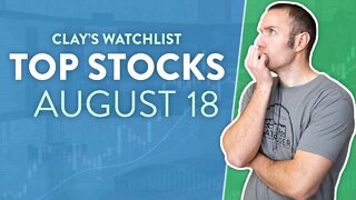 Top 10 Stocks For August 18, 2022 ( $BBBY, $EAR, $ENDP, $BWV, $AMC, and more! )