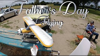 Flying my Carbon Cub with my Pops on Father's Day