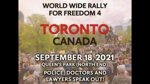 Rocco Galati’s Speech Toronto Worldwide Freedom Rally