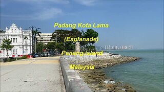 Padang Kota Lama Esplanade in Penang island Malaysia