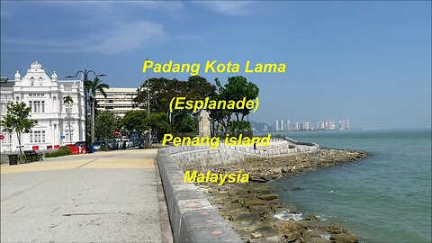 Padang Kota Lama Esplanade in Penang island Malaysia