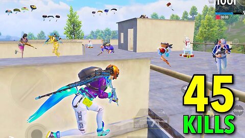 45 KILLS😱 NEW WORLD KILL RECORD is HERE🥵 SOLO vs SQUAD | PUBG Mobile