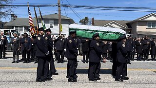 Funeral for Slain NYPD Officer Jonathan Diller in Massapequa, New York