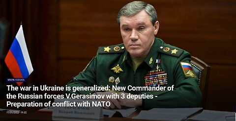 V. Gerasimov with 3 deputies: Preparation of conflict with NATO