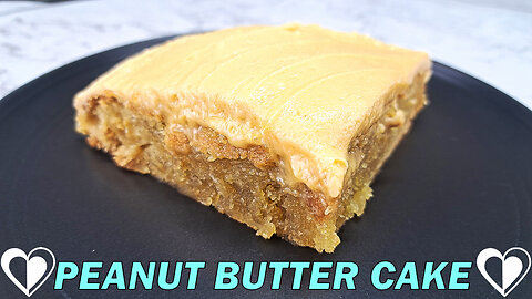 Peanut Butter Cake | Tasty & Simple CAKE Recipe TUTORIAL