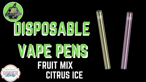 DINNER LADY DISPOSABLE VAPE PENS CITRUS ICE,FRUIT MIX