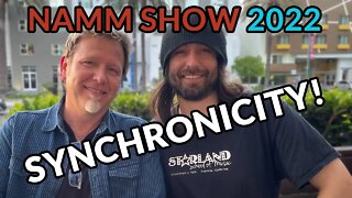 NAMM 2022 SYNCHRONICITY: Father and Son music geeks GET LUCKY!