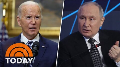 Biden calls Putin 'crazy SOB,' plans new sanctions against Russia.