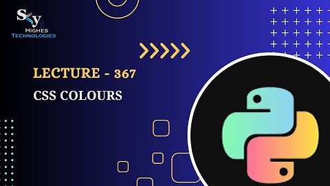 367. CSS Colours | Skyhighes | Python