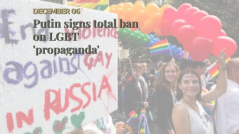 Putin signs total ban on LGBT 'propaganda'