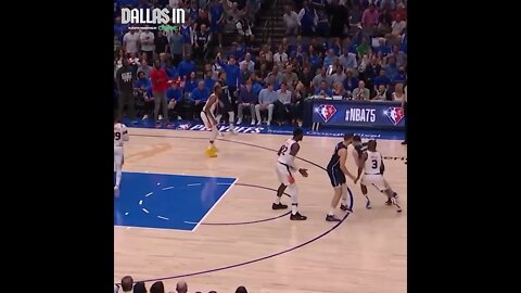 Luka with a two hands slam over CP3