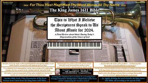My Final Review of Music and the King James Bible