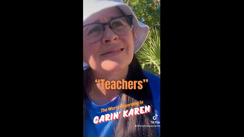 Carin' Karen on "Teachers"