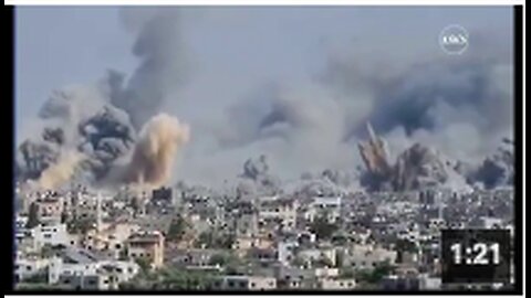 Israel is continuously carpet-bombing Gaza