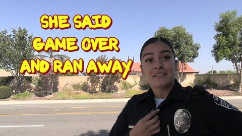 1A CHURCH AUDIT AND SUNDAY SERMON - I TRIED MY GAME ON THIS FEMALE OFFICER AND SHE SAID GAME OVER!!!