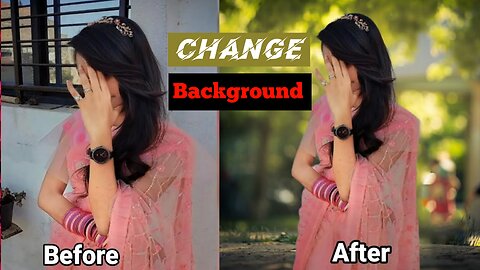 How to change photo background | photo ka background kaise change kare