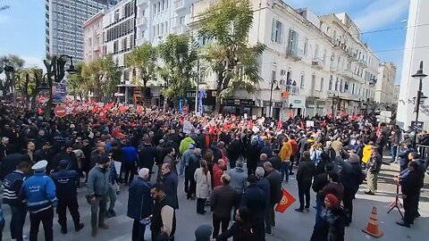 Protest Against President Of Tunisia