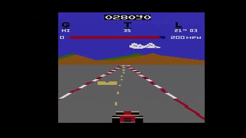Pole Position - Atari 2600 - 1080p60 - mod S-Video Longhorn Engineer - Framemeister