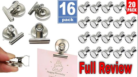 Grtard 20pack Magnetic Push Pins, Refrigerator Magnets, Brushed Nickel Push Pin Magnets Perfect