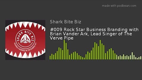 #009 Rock Star Business Branding with Brian Vander Ark, Lead Singer of The Verve Pipe