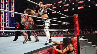 Kabuki Warriors vs. Baszler & Stark for the Women's Tag Titles! #RAW #shorts
