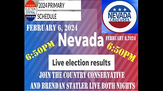 JOIN ME AND BRENDAN FOR THE NEVADA PRIMARY AND CAUCUS ON FEB. 6TH & 8TH @ 6:50PM POLLS CLOSE AT 7PM