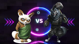 Crypto battles. 1 Season: Kung fu Panda. 1 Episode: Shifu vs General Wolf.