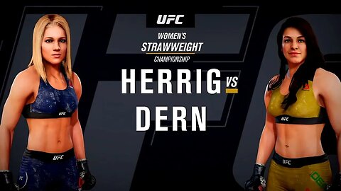 EA Sports UFC 3 Gameplay Mackenzie Dern vs Felice Herrig