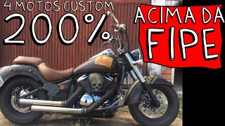 4 MOTOS CUSTOM MADMAX que custam até 200% acima da FIPE, é PRA ACABAR PAPAI