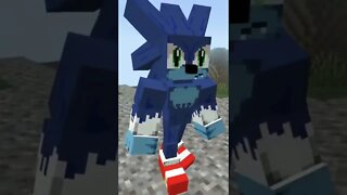 SONIC FEIO APARECEU AQUI NO MINECRAFT 😱😱😱😱#shorts #viral #fypシ #gaming