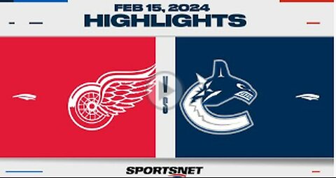 NHL Highlights _ Red Wings vs. Canucks,