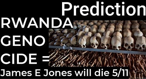 Prediction: RWANDA GENOCIDE = James Earl Jones will die on May 11