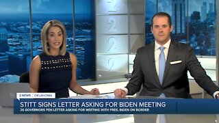 Gov. Stitt signs letter asking for meeting with Pres. Biden