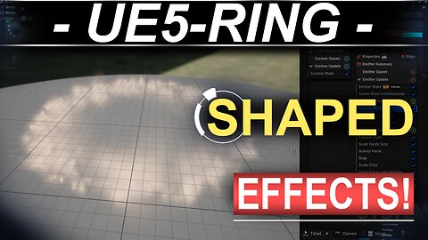Unreal5 Niagra VFX: RING Shaped Particle Patterns -