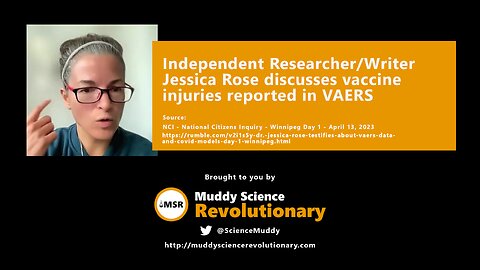 Independent Researcher/Writer Jessica Rose discusses vaccine injuries reported in VAERS