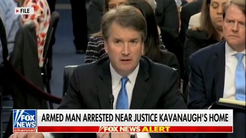 Today a man was arrested for trying to kill justice Kavanaugh