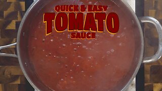 Quick and Easy Seasoned Tomato Sauce