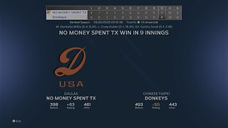 MLB THE SHOW 23 NO MONEY SPENT TX RANKED 30-19