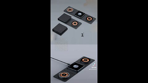 Foldable wireless charger