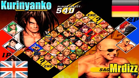 Capcom Vs. SNK 2 Mark Of The Millennium 2001 (Kurinyanko Vs. Mrdizz) [United Kingdom Vs. Germany]