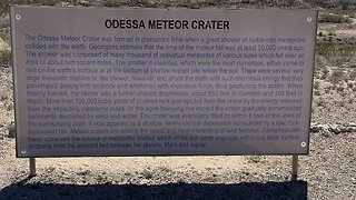 Odessa TX Meteor Crater