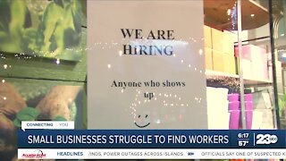 Small businesses struggle to find workers