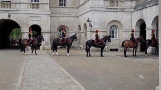 Kings troop returns horses