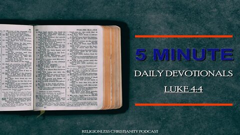 Daily Devotionals with Religionless Christianity, Jan 19 2022