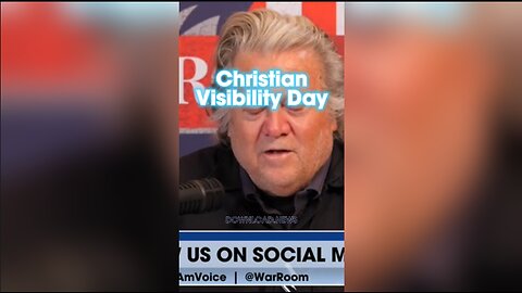 Steve Bannon: Trump Will Bring us Christian Visibility Day - 4/3/24