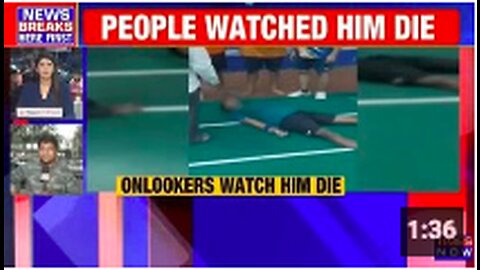 38-year-old Shyam Yadav collapses while playing badminton, dies of heart attack...