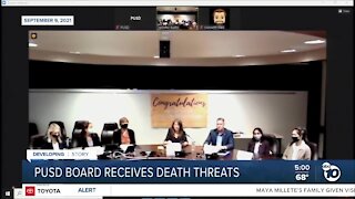 PUSD board receives death threats