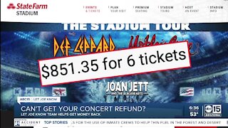 Can't get concert refund? Our team helps get your money back