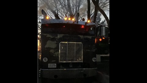 1981 Freightliner Cabover late evening update.
