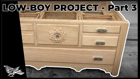 Low-Boy Furniture - Part 3 - Making the DRAWERS with hand-tools.